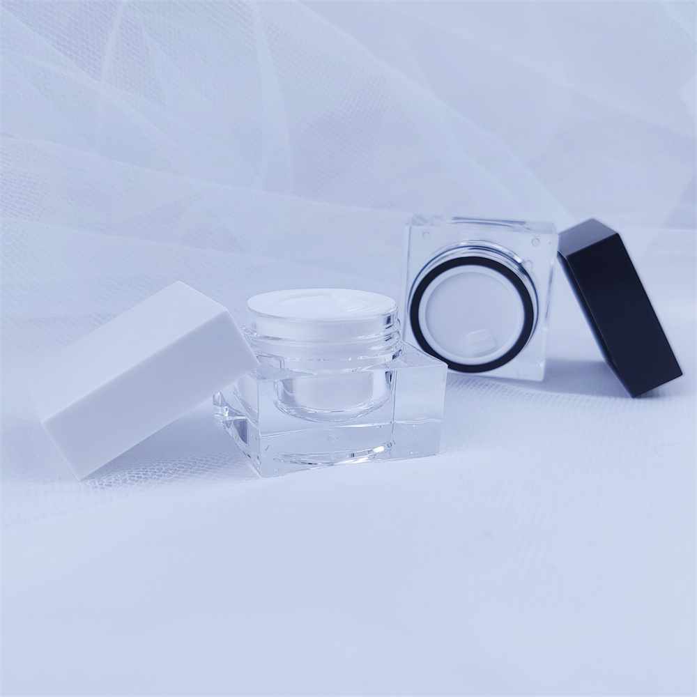 Acrylic Mini Cosmetic Cream Jars KC1004