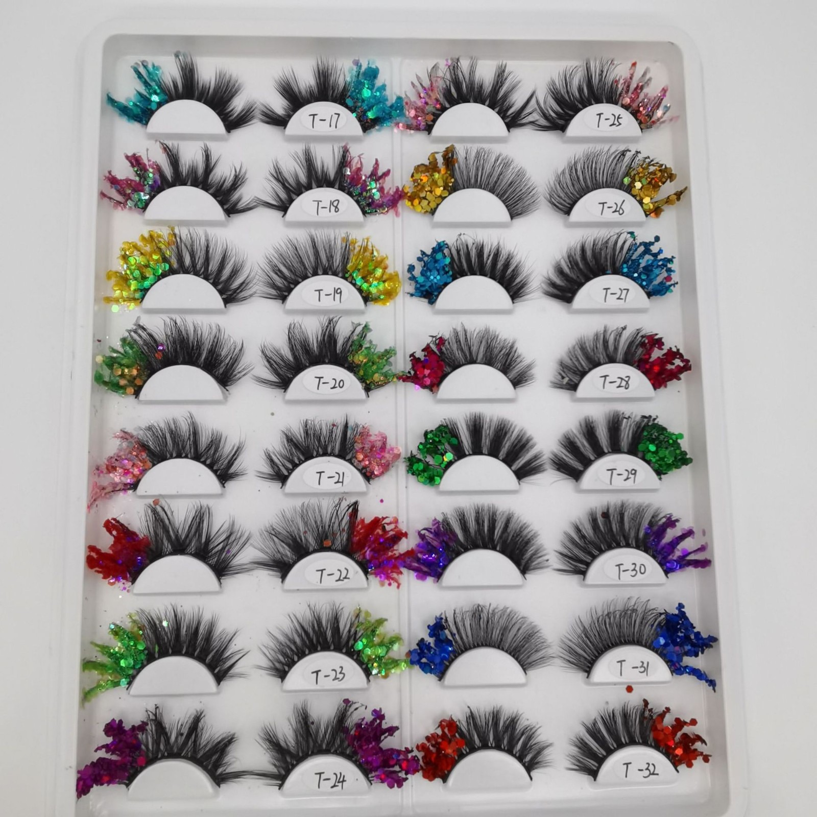 Decoration Color Eyelashes KM2003