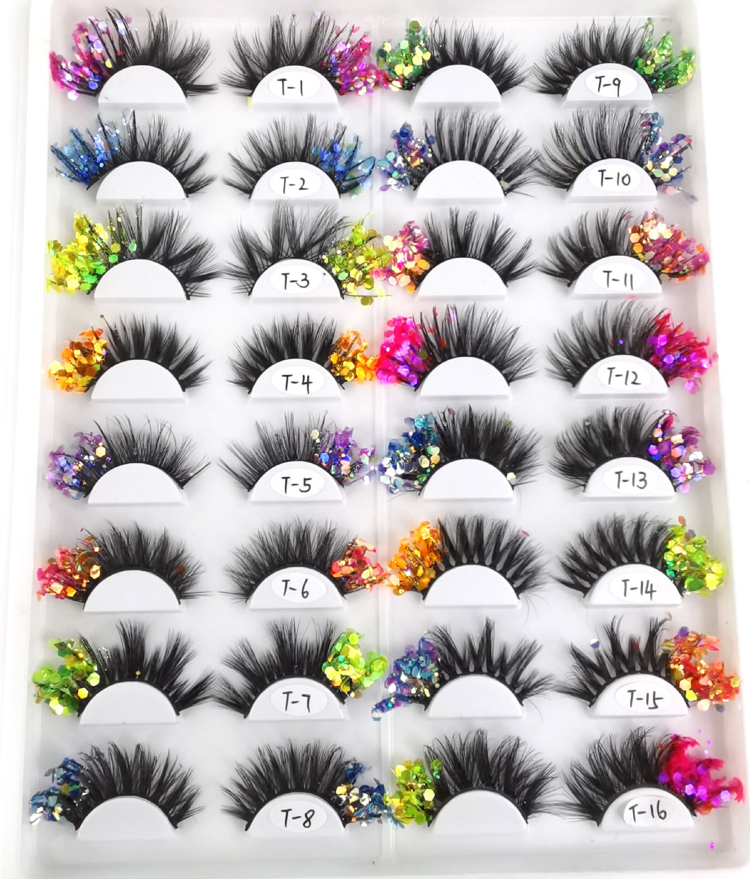 Decoration Color Eyelashes KM2003