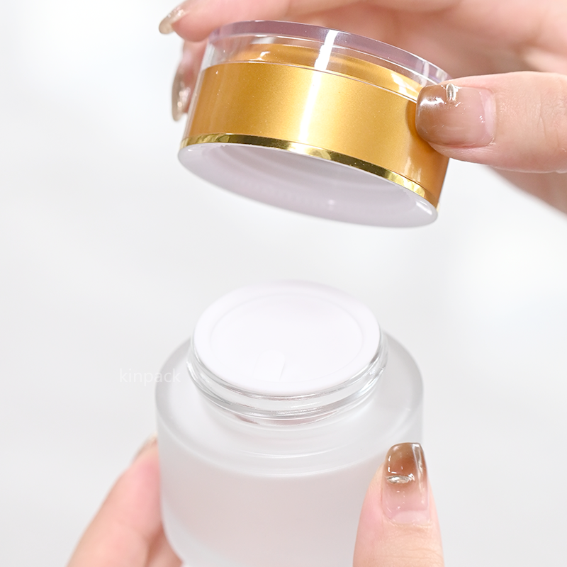 Glass Cosmetic Cream Jars KG1007