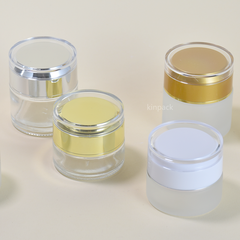 Glass Cosmetic Cream Jars KG1007