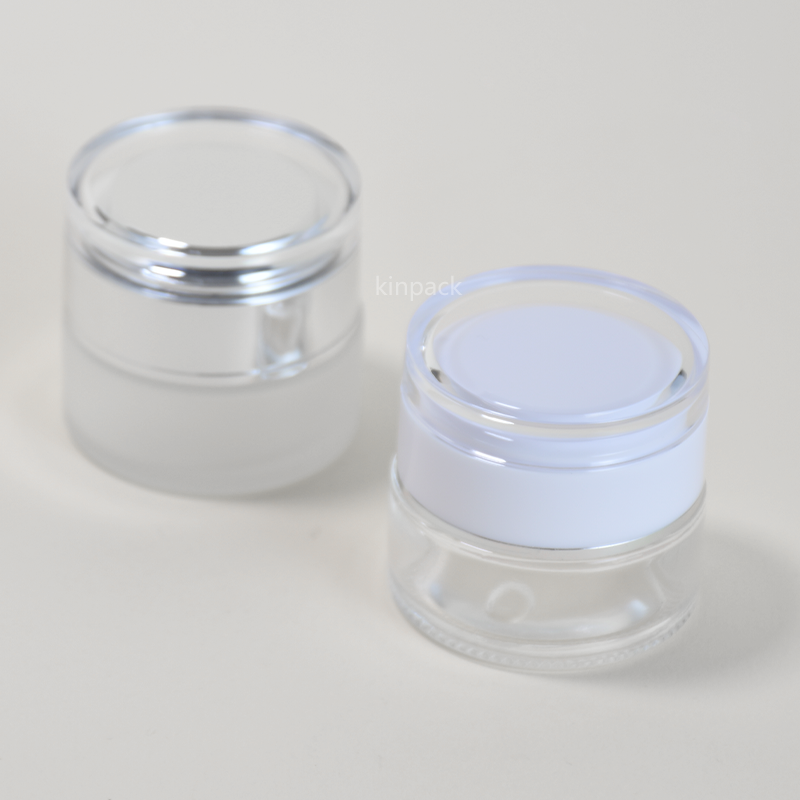 Glass Cosmetic Cream Jars KG1007