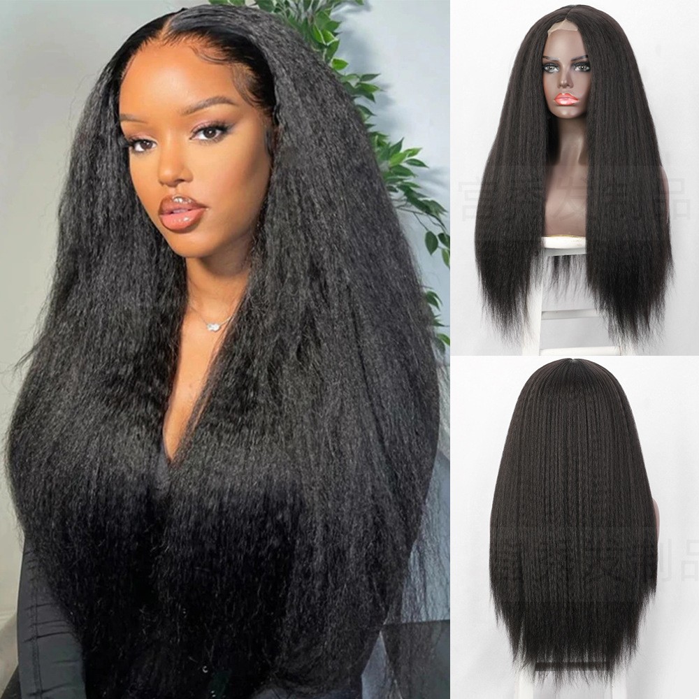 Kinky Straight Wigs KM1006